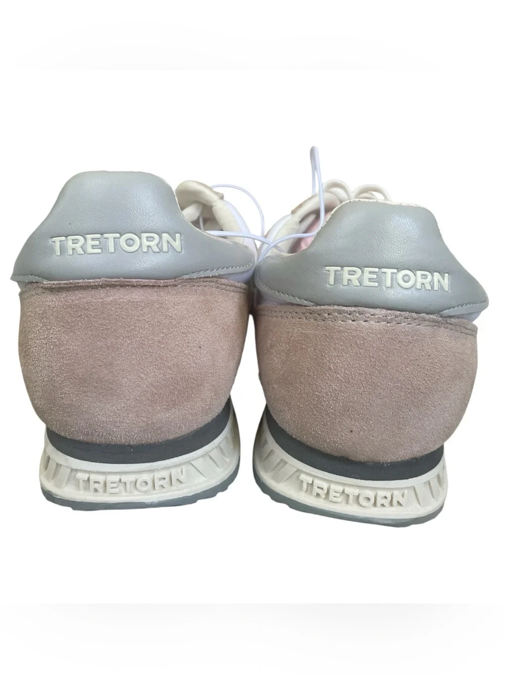 Tretorn Rawlins 2.0 Blush Pink Suede Leather Sneakers Size 10 NWOB